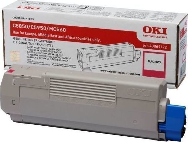 Συμβατό 43865722 OKI toner Magenta  για MC560/ C5850/ C5950